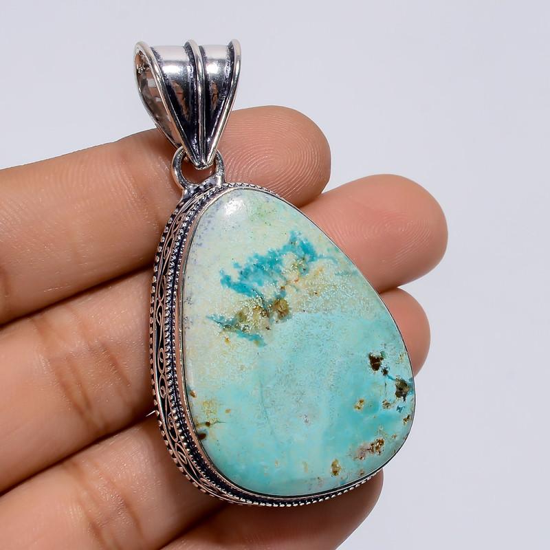 Gorgeous Top Grade Qualite 100% Natural Tibetan Turquoise Fancy Shape Vintage Style Handmade Jewelry 925 Steling Silver Pendant 2.1 WSJ4839 2.1
Gorgeous Top Grade Qualite 100% Natural Tibetan Turquoise Fancy Shape Vintage Style Handmade Jewelry 925 Steling Silver Pendant 2.1 WSJ4839 2.1