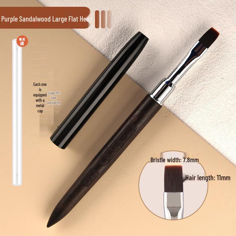 Sandalwood Nail Art Brush Set: Large Round & Flat Heads for Gel Polish & Color Painting
Sandalwood Nail Art Brush Set: Large Round & Flat Heads for Gel Polish & Color Painting