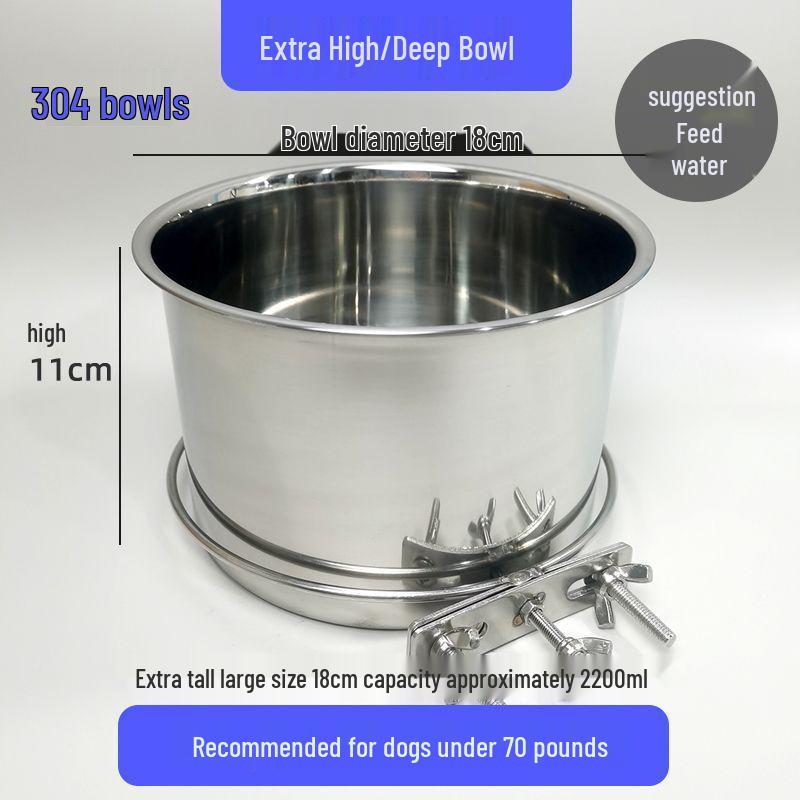 Подвесная миска из нержавеющей стали с защитой от опрокидывания для кошек и собак Stainless Steel Single Hanging Bowl
Подвесная миска из нержавеющей стали с защитой от опрокидывания для кошек и собак Stainless Steel Single Hanging Bowl