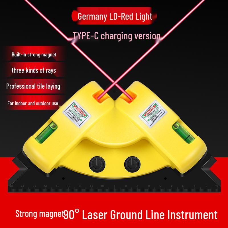 Enhanced 90-Degree Green Laser Level for Tile, Curtain, and Cloth Cutting with Infrared Positioning
Enhanced 90-Degree Green Laser Level for Tile, Curtain, and Cloth Cutting with Infrared Positioning