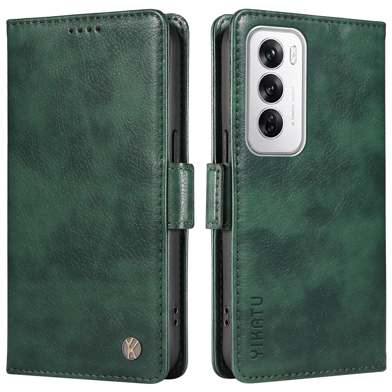 YIKATU YK-007 For Oppo Reno12 5G (Global) Phone Case Anti-Drop PU Leather Stand Wallet Cover Green
YIKATU YK-007 For Oppo Reno12 5G (Global) Phone Case Anti-Drop PU Leather Stand Wallet Cover Green