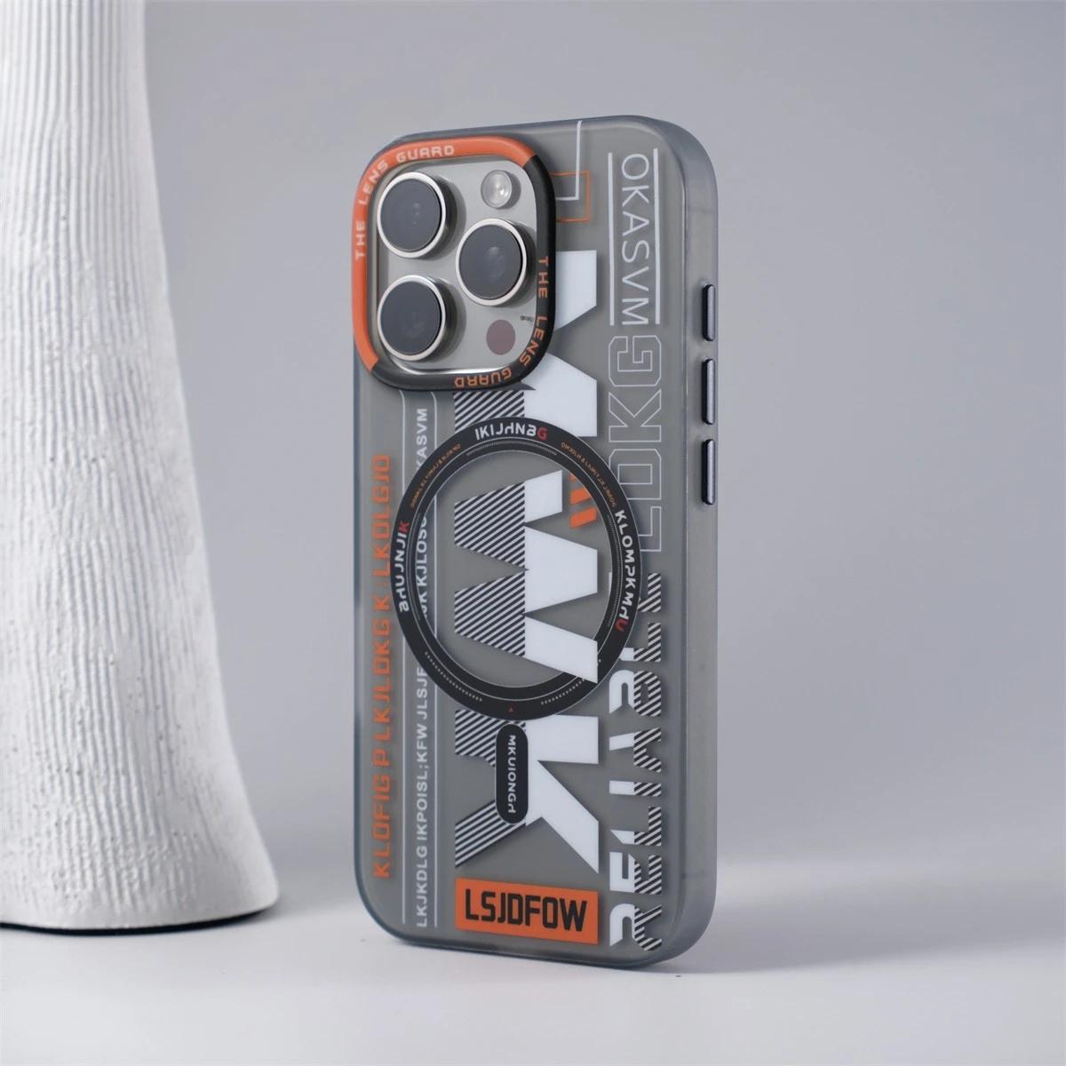 Business Translucent for Magsafe Phone Case For iPhone 12 13 14 15 16 ProMax Wireless Charging Matte Lable Pattern PC Back Cover iPhone 15
Business Translucent for Magsafe Phone Case For iPhone 12 13 14 15 16 ProMax Wireless Charging Matte Lable Pattern PC Back Cover iPhone 15