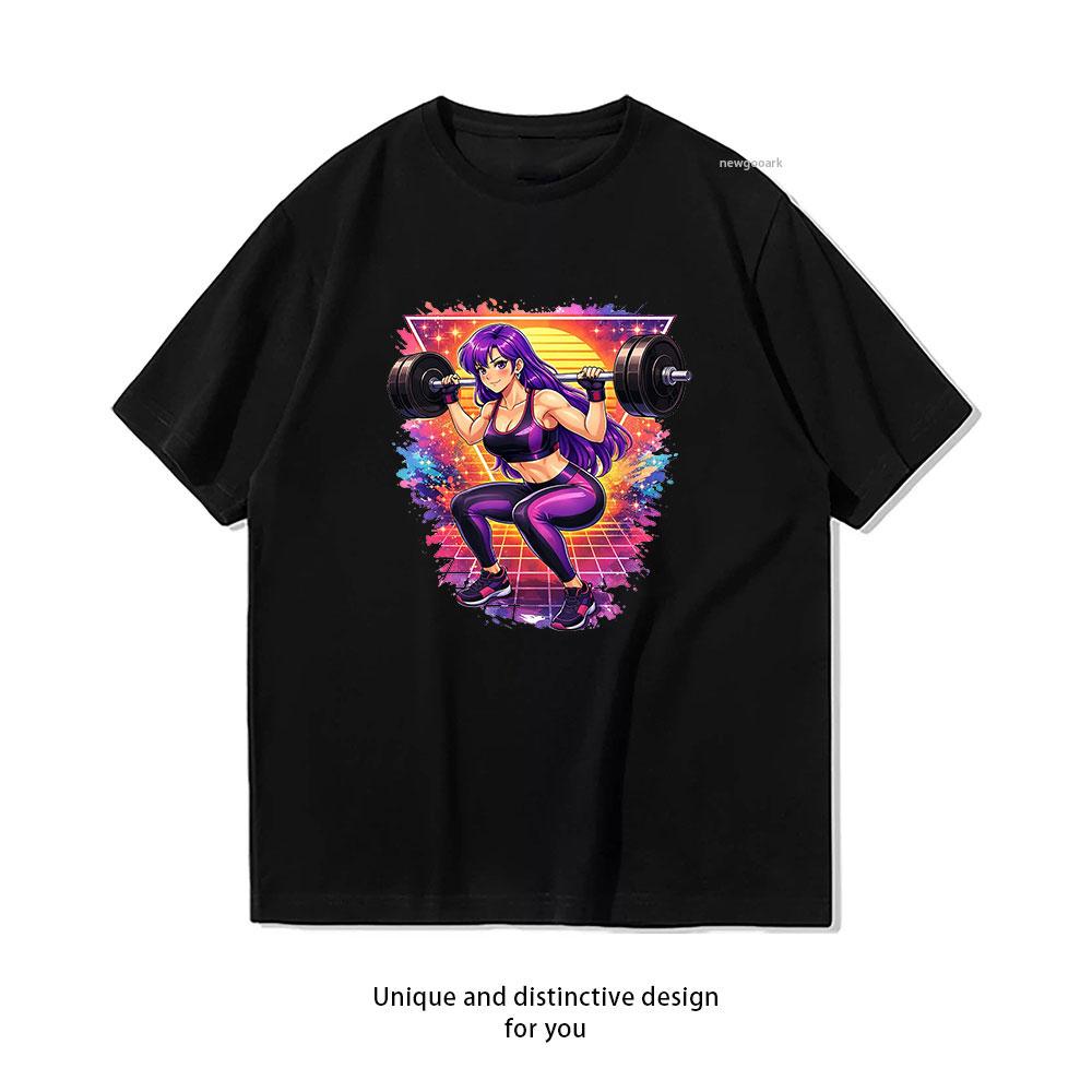 Never Quit Power Squat Retro Anime Workout tshirt Women Unisex Casual cotton graphic t shirts Adult tops tee Shortsleev S
Never Quit Power Squat Retro Anime Workout tshirt Women Unisex Casual cotton graphic t shirts Adult tops tee Shortsleev S