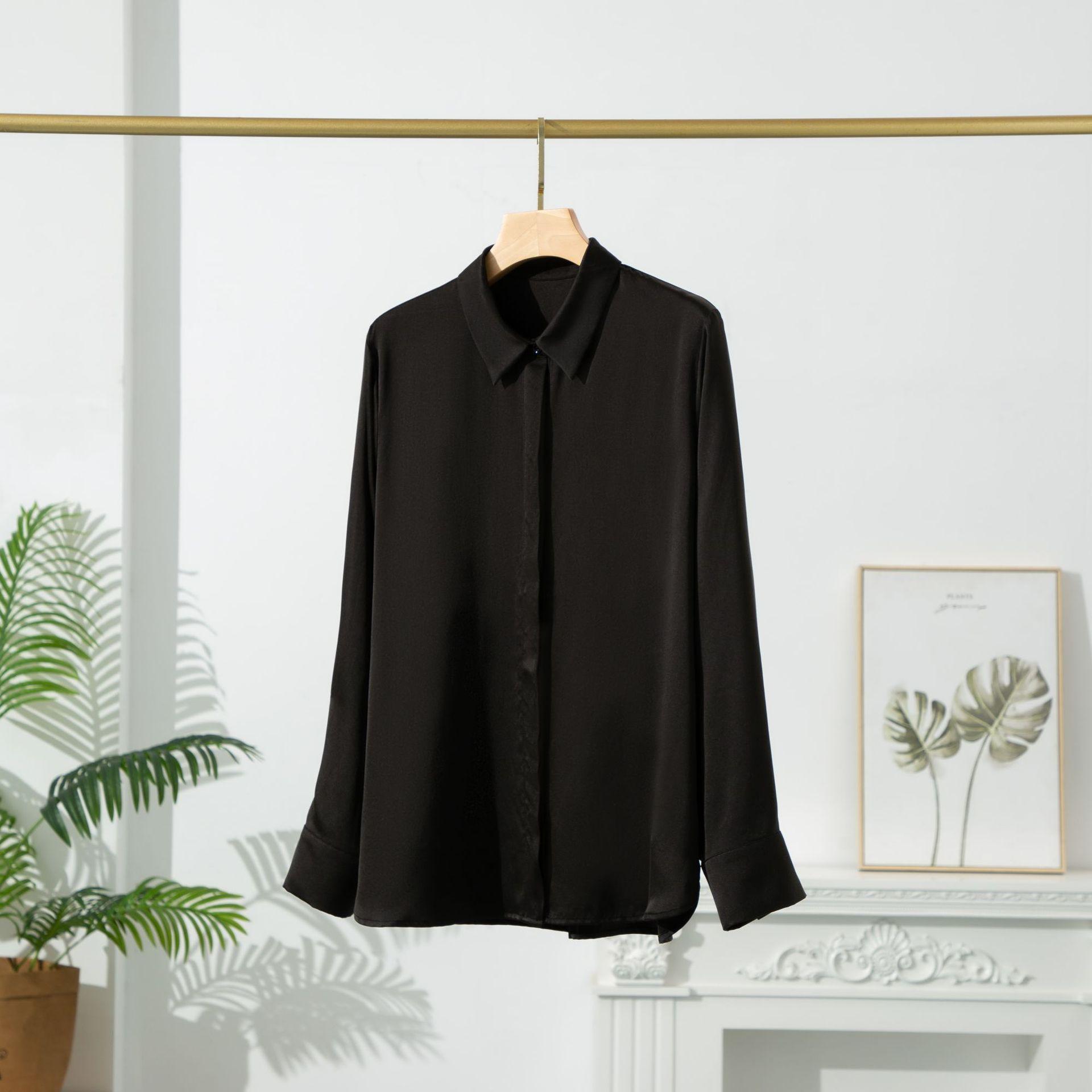2025 Spring/Autumn Women s Plus Size Silk Shirt: Square Neck, Long Sleeve, Loose Satin Washed M
2025 Spring/Autumn Women s Plus Size Silk Shirt: Square Neck, Long Sleeve, Loose Satin Washed M