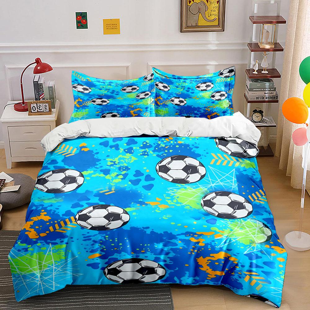 Soccer balls, abstract splashes. Bedding sets Duvet cover sets Duvet covers Pillowcases(1 * Duvet Cover 2 * Pillowcases, without duvet insert) 135x200cm
Soccer balls, abstract splashes. Bedding sets Duvet cover sets Duvet covers Pillowcases(1 * Duvet Cover 2 * Pillowcases, without duvet insert) 135x200cm