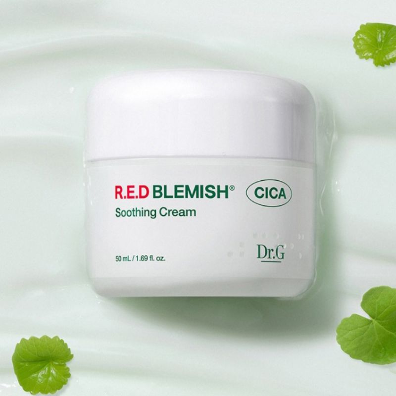 Dr.G Red Blemish Cica Soothing Cream 50ml – Intensive Calming Moisturizer for Sensitive, Redness & Acne-Prone Skin | K-Beauty Barrier Repair Cream
Dr.G Red Blemish Cica Soothing Cream 50ml – Intensive Calming Moisturizer for Sensitive, Redness & Acne-Prone Skin | K-Beauty Barrier Repair Cream