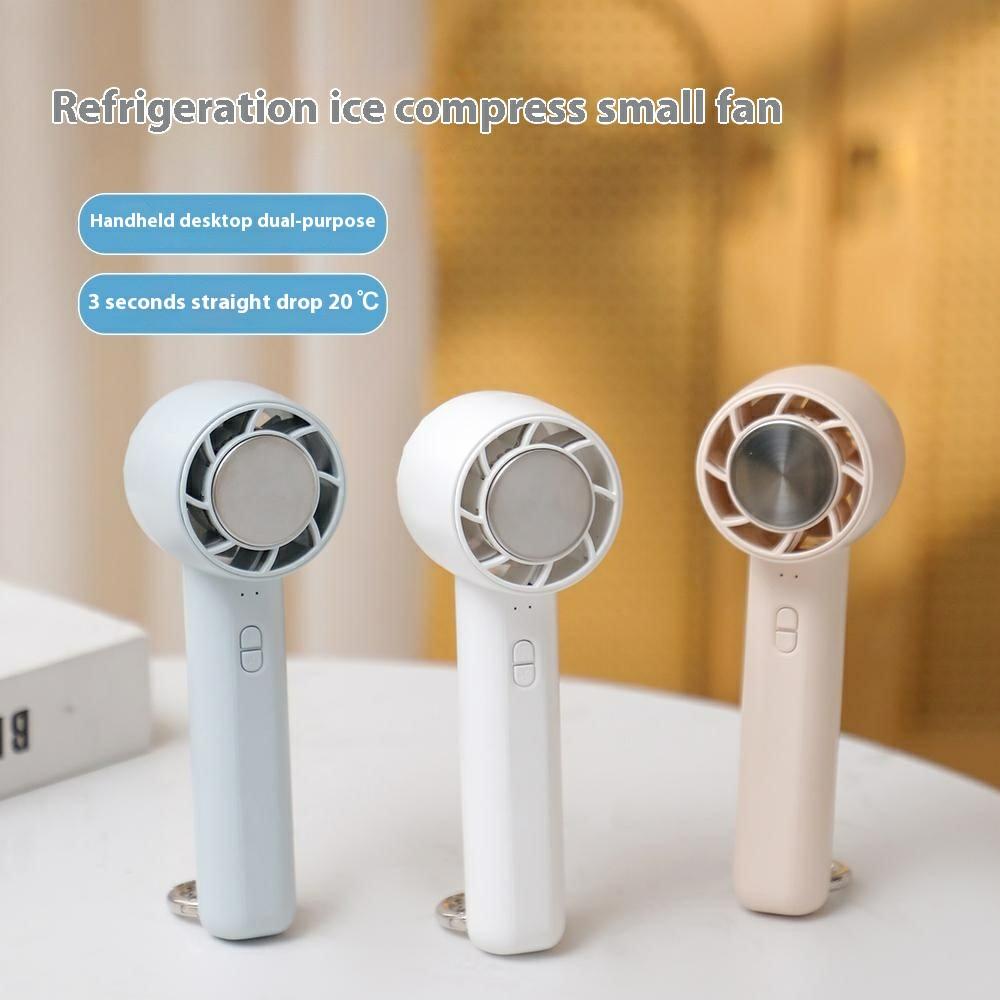 L05 3 Speeds Mini Handheld Fan Portable USB Rechargeable Cold Compress Desktop Fan for Outdoor Blue
L05 3 Speeds Mini Handheld Fan Portable USB Rechargeable Cold Compress Desktop Fan for Outdoor Blue