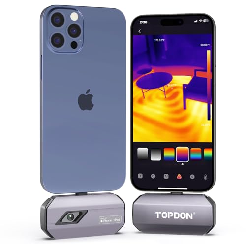 Теплова камера TOPDON TC002C для серії iPhone 17/16/15 та iPad з портом Type-C, роздільна здатність ІЧ 256 x 192 (Супер ІЧ 512x384), Тепловізор, Інфрачервон
Теплова камера TOPDON TC002C для серії iPhone 17/16/15 та iPad з портом Type-C, роздільна здатність ІЧ 256 x 192 (Супер ІЧ 512x384), Тепловізор, Інфрачервон