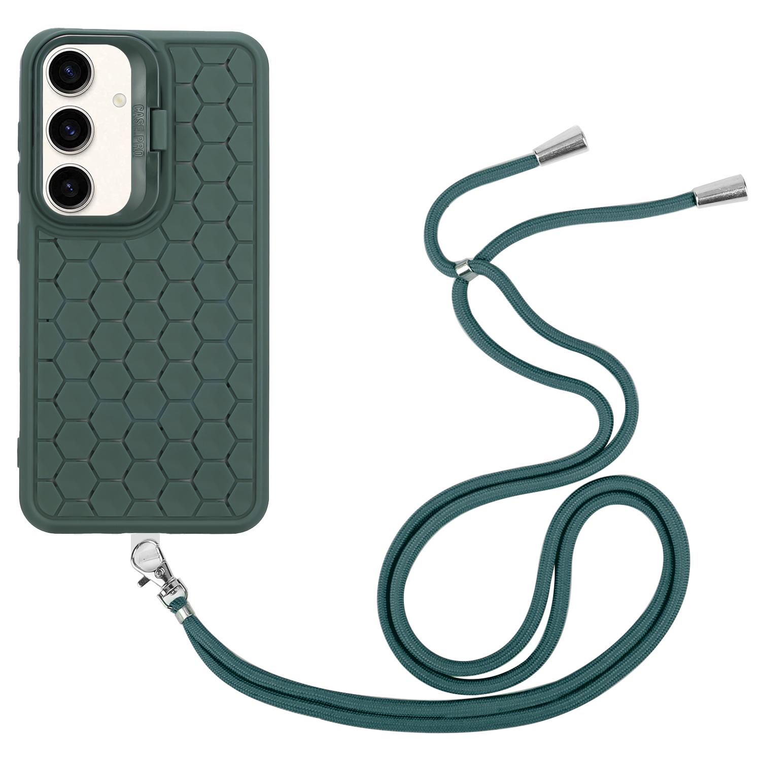 For Samsung Galaxy A35 5G Phone Case Heat Dissipation Kickstand TPU Cover with Lanyard Army Green
For Samsung Galaxy A35 5G Phone Case Heat Dissipation Kickstand TPU Cover with Lanyard Army Green
