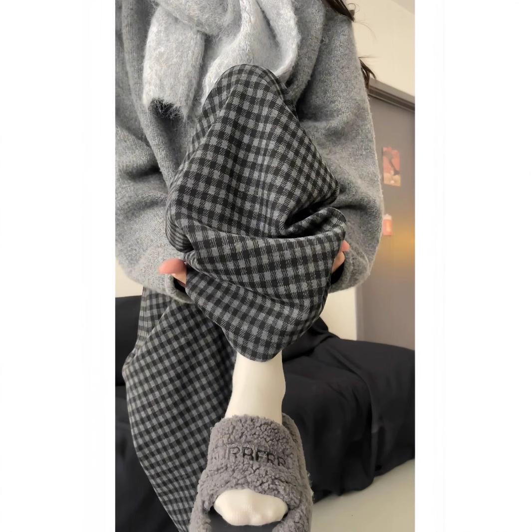 Korean Retro Wool Plaid Wide-Leg Pants: Women s Cozy Autumn/Winter Lazy Style 2XL
Korean Retro Wool Plaid Wide-Leg Pants: Women s Cozy Autumn/Winter Lazy Style 2XL