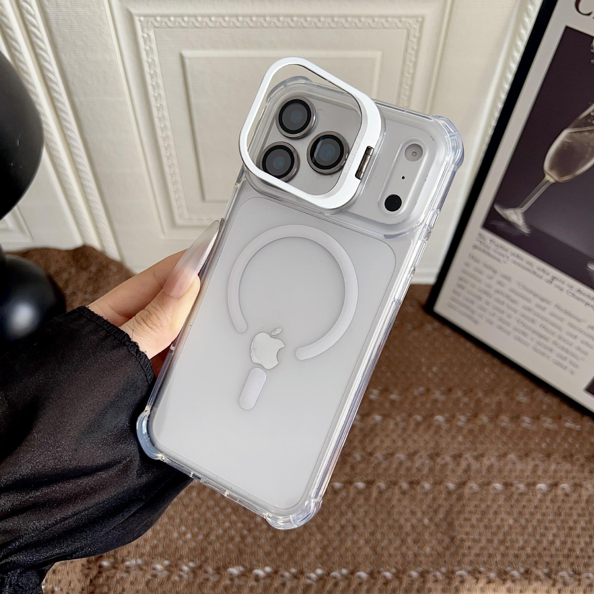 Compatible with Apple 17 Pro Max & iPhone 16: Acrylic Case with Magnetic Stand, Drop-Proof & Airbag Protection. 13 Pro
Compatible with Apple 17 Pro Max & iPhone 16: Acrylic Case with Magnetic Stand, Drop-Proof & Airbag Protection. 13 Pro