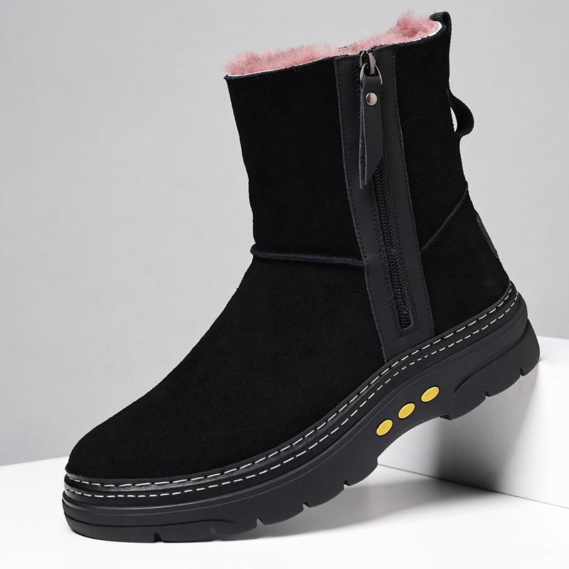 Мужские зимние ботинки из натуральной кожи и шерсти — теплые, высокие ботинки для активного отдыха на бархатной подкладке 39 чёрный
Мужские зимние ботинки из натуральной кожи и шерсти — теплые, высокие ботинки для активного отдыха на бархатной подкладке 39 чёрный