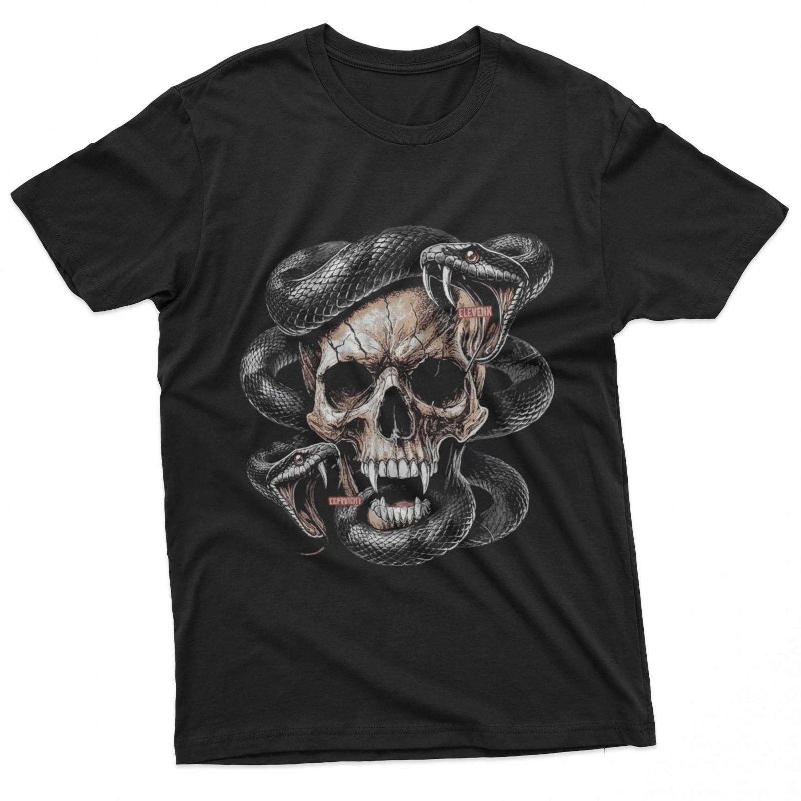 Gothic Skull Snake Streetwear T-Shirt 5XL різнокольоровий
Gothic Skull Snake Streetwear T-Shirt 5XL різнокольоровий