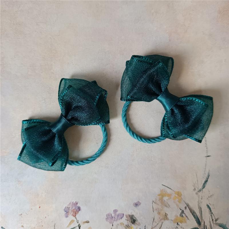 Cute Spring/Summer New Sweet Baby Headrope Girl Children s Dark Green Silk Mini Bowknot Leather Band Hair Loop Hair Rope
Cute Spring/Summer New Sweet Baby Headrope Girl Children s Dark Green Silk Mini Bowknot Leather Band Hair Loop Hair Rope