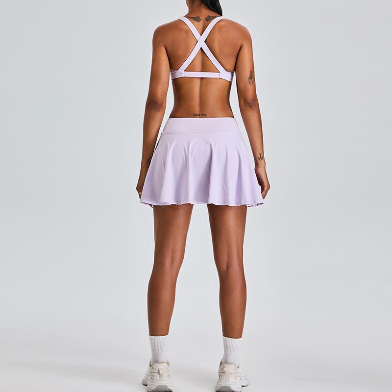 Новый набор для бадминтона и тенниса Спортивный набор Женский для йоги На открытом воздухе Досуг А-силуэтный комплект Женский XL
Новый набор для бадминтона и тенниса Спортивный набор Женский для йоги На открытом воздухе Досуг А-силуэтный комплект Женский XL