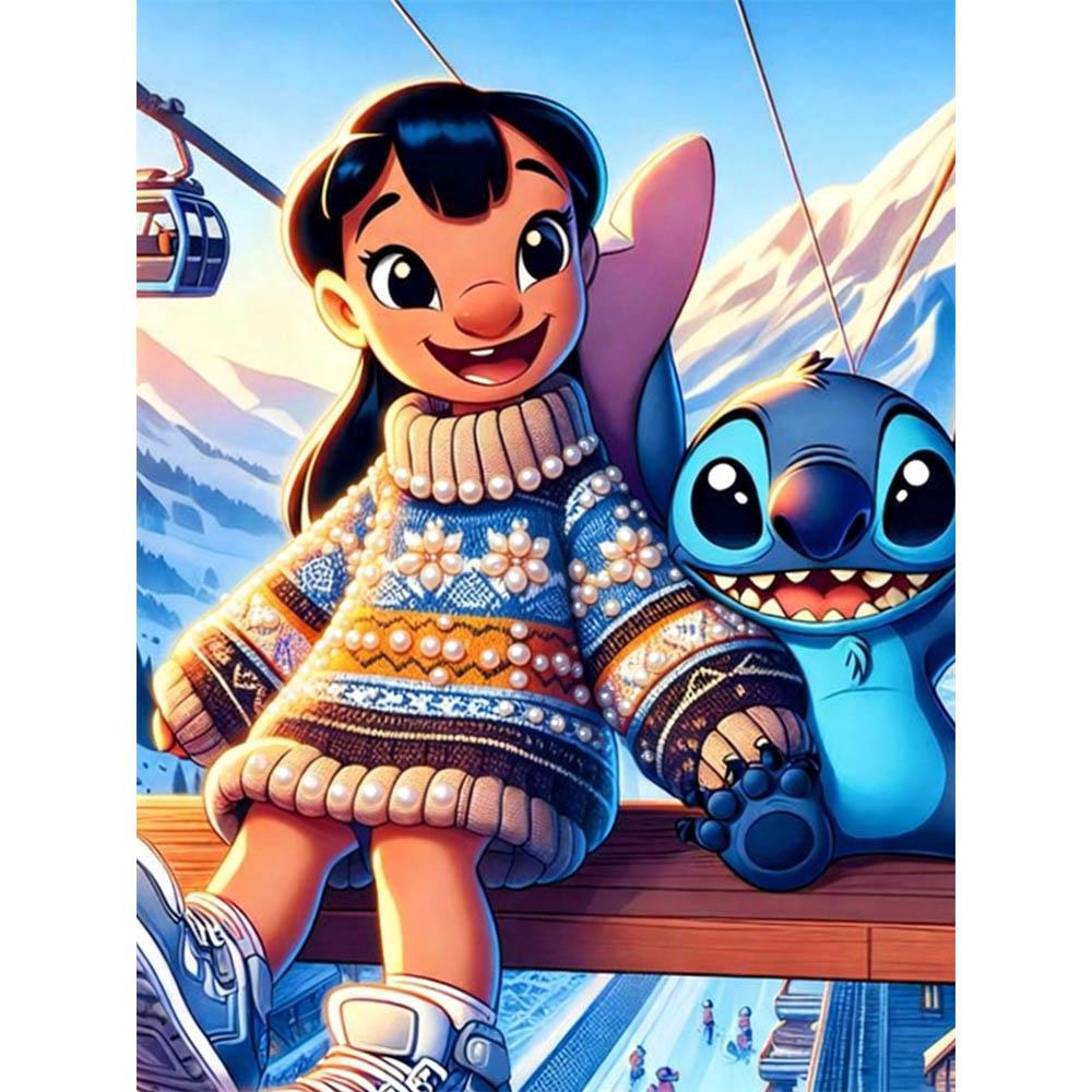 Disney Pearl Painting Lilo and Stitch Sweater Snow Mountain Cable Car Healing 5D Exquisite Landscape Sparkling Craft HomeWallDecorationDIYHandmadeGift 35x45cm
Disney Pearl Painting Lilo and Stitch Sweater Snow Mountain Cable Car Healing 5D Exquisite Landscape Sparkling Craft HomeWallDecorationDIYHandmadeGift 35x45cm