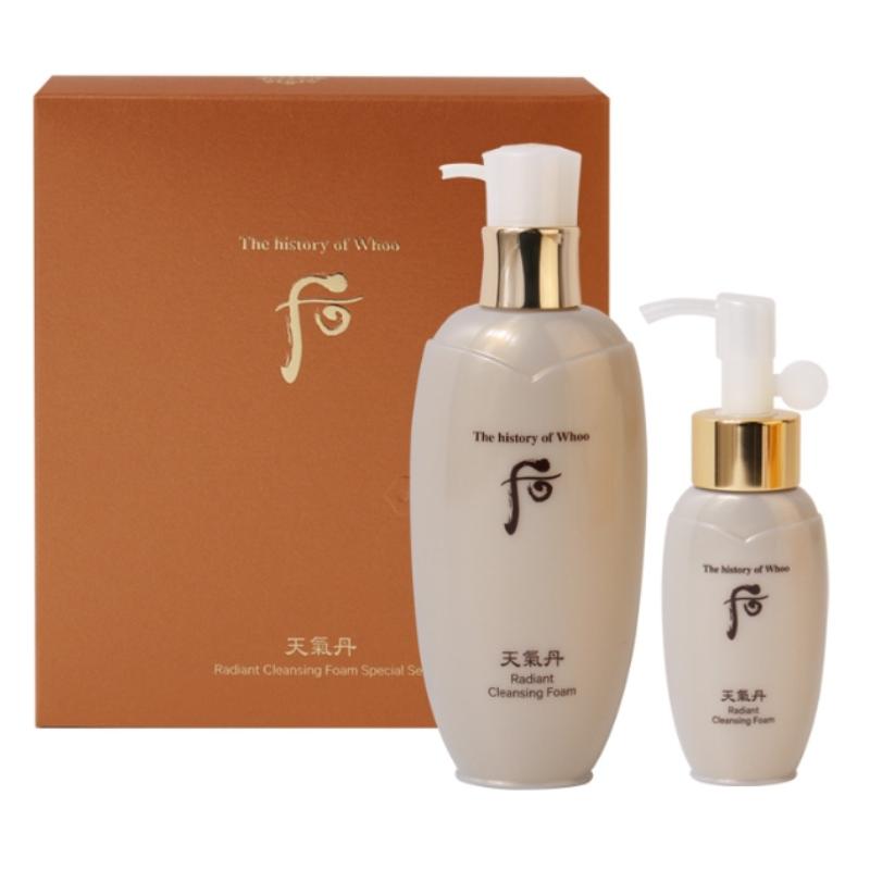 The Whoo Cheongidan Radiant Cleansing Foam Special Set – Essence-Type Moisturizing Facial Cleanser Korean Luxury Foam Cleanser 200ml + Gift 50ml
The Whoo Cheongidan Radiant Cleansing Foam Special Set – Essence-Type Moisturizing Facial Cleanser Korean Luxury Foam Cleanser 200ml + Gift 50ml
