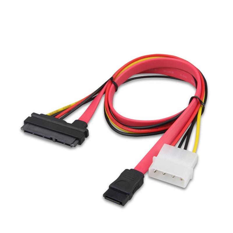 Разветвитель кабеля IDE SATA3.0 на интегрированный для жесткого диска, оптического привода, кабель данных, шнур питания, преобразователь SATA 7+15P в 7+4Pin 0.3m
Разветвитель кабеля IDE SATA3.0 на интегрированный для жесткого диска, оптического привода, кабель данных, шнур питания, преобразователь SATA 7+15P в 7+4Pin 0.3m