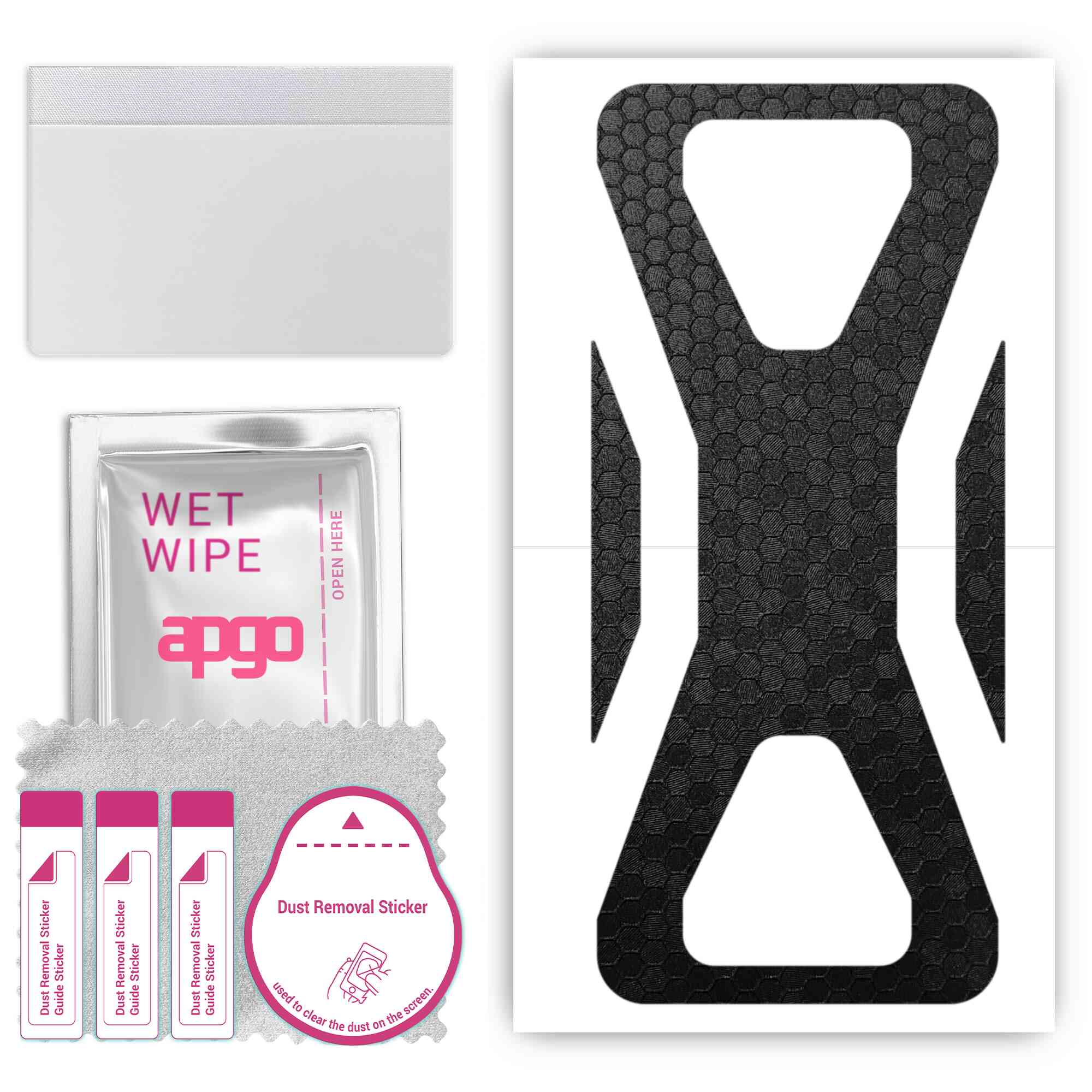 apgo Protective Skin Sticker for the back compatible with Black Shark 3S, Wrap Film, Foil, Vinyl - Pattern Black Honeycomb
apgo Protective Skin Sticker for the back compatible with Black Shark 3S, Wrap Film, Foil, Vinyl - Pattern Black Honeycomb