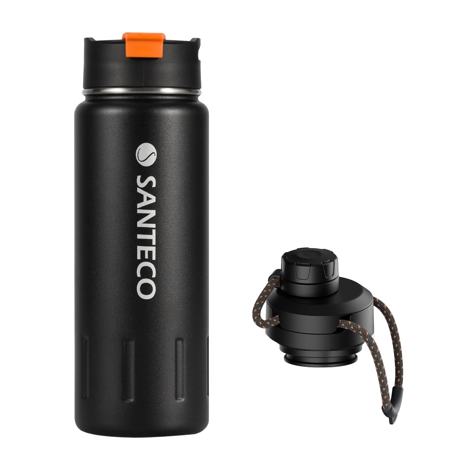 SANTECO Stainless Steel Vacuum Insulated Water Bottle with Insulates Hot and Cold Wide Sports for Car Outdoor Black Lid, 710ml, Water, Mouth, Bottle, чёрный
SANTECO Stainless Steel Vacuum Insulated Water Bottle with Insulates Hot and Cold Wide Sports for Car Outdoor Black Lid, 710ml, Water, Mouth, Bottle, чёрный
