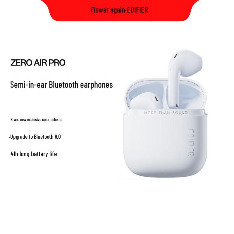 Edifier Zero Air Pro Wireless Half In-Ear Earbuds
Edifier Zero Air Pro Wireless Half In-Ear Earbuds