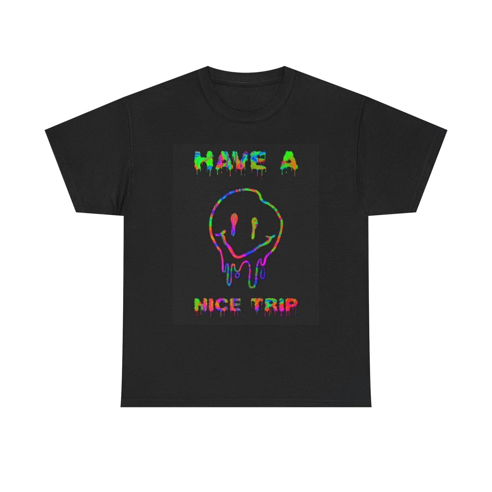 Have A Nice Trip Graphic T Shirt Trippy Vibes Unisex Heavy Cotton Tee XL
Have A Nice Trip Graphic T Shirt Trippy Vibes Unisex Heavy Cotton Tee XL