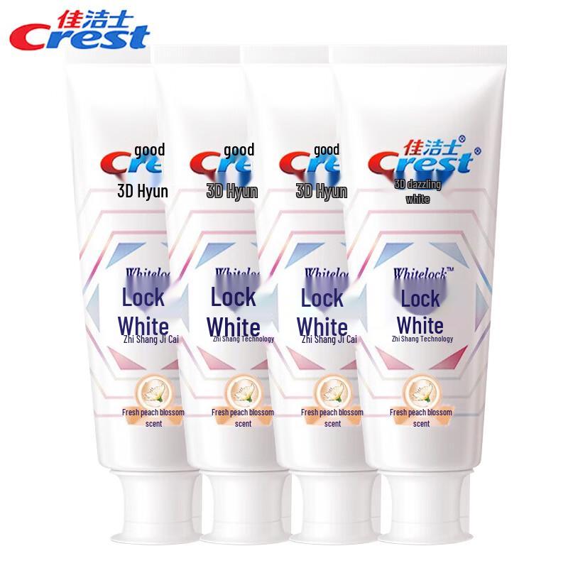 Crest Advanced Whitening Toothpaste Peach Blossom Scent 4-Pack
Crest Advanced Whitening Toothpaste Peach Blossom Scent 4-Pack