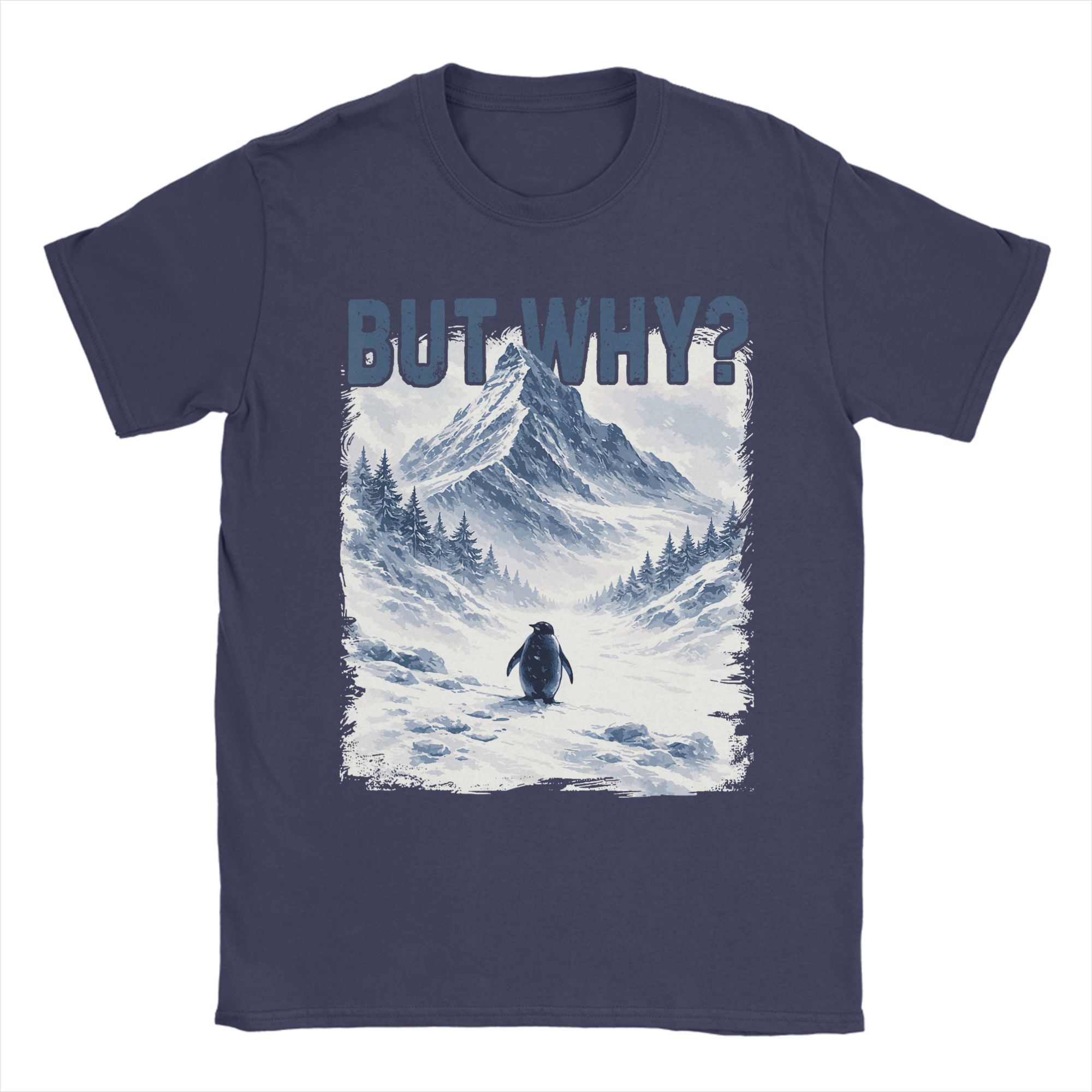 Unisexs TShirts But Why Nihilist Funny Penguin Snowy Mountain Meme Pure Cotton Tee Shirt Short Sleeve T Shirts O Neck Clothes 4XL
Unisexs TShirts But Why Nihilist Funny Penguin Snowy Mountain Meme Pure Cotton Tee Shirt Short Sleeve T Shirts O Neck Clothes 4XL