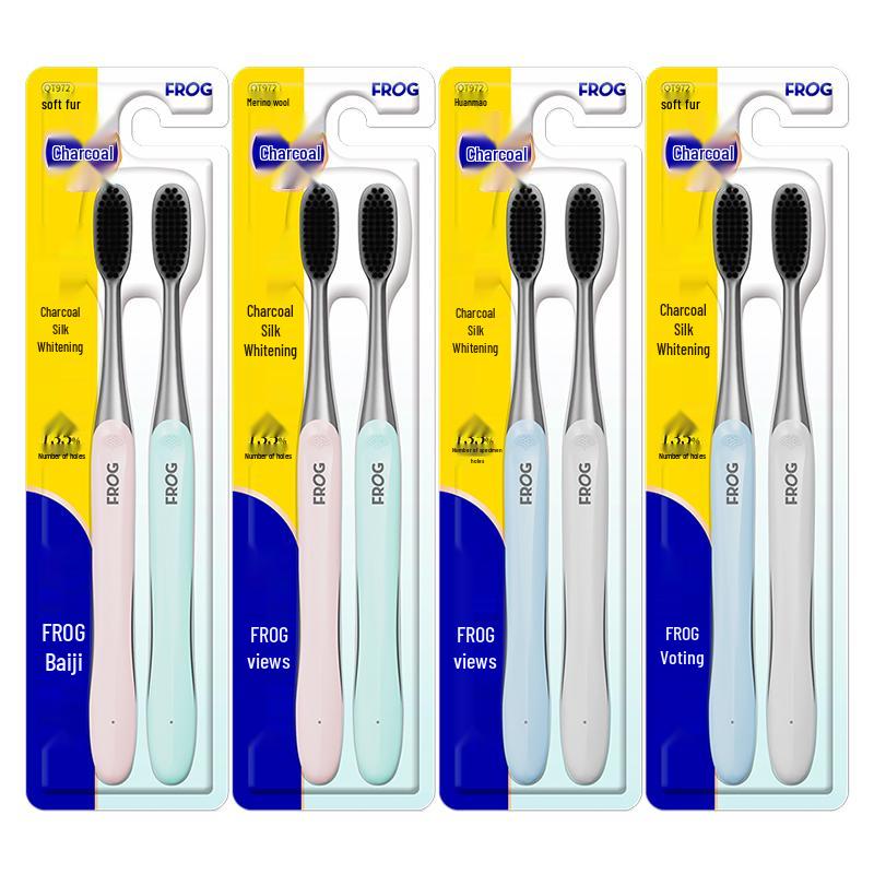 Frog Soft Carbon Bristle Adult Toothbrush, 8-Pack
Frog Soft Carbon Bristle Adult Toothbrush, 8-Pack