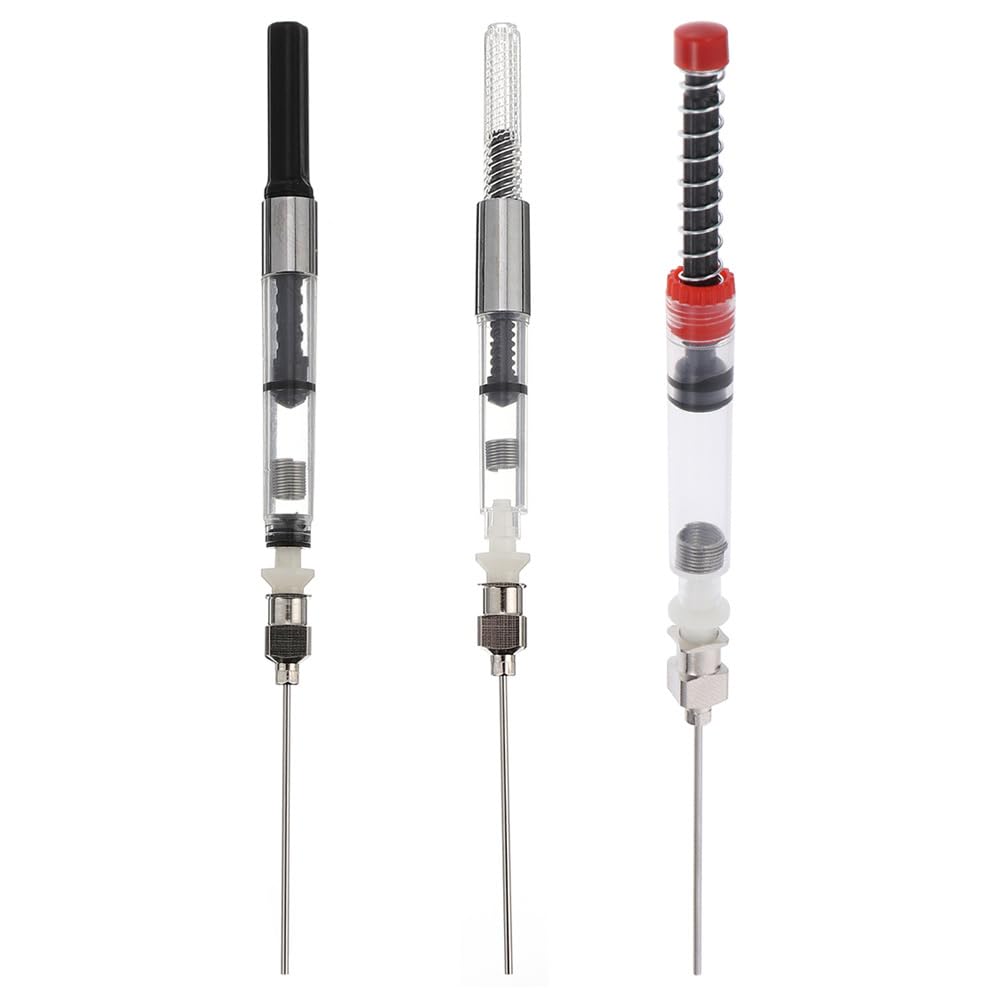 Набор из 3 шприцов для перьевой ручки Tofficu, впитывающих чернила, пружинный преобразователь, совместимый с нержавеющей сталью, прочный для использования 3,4 мм 2,6 мм
Набор из 3 шприцов для перьевой ручки Tofficu, впитывающих чернила, пружинный преобразователь, совместимый с нержавеющей сталью, прочный для использования 3,4 мм 2,6 мм