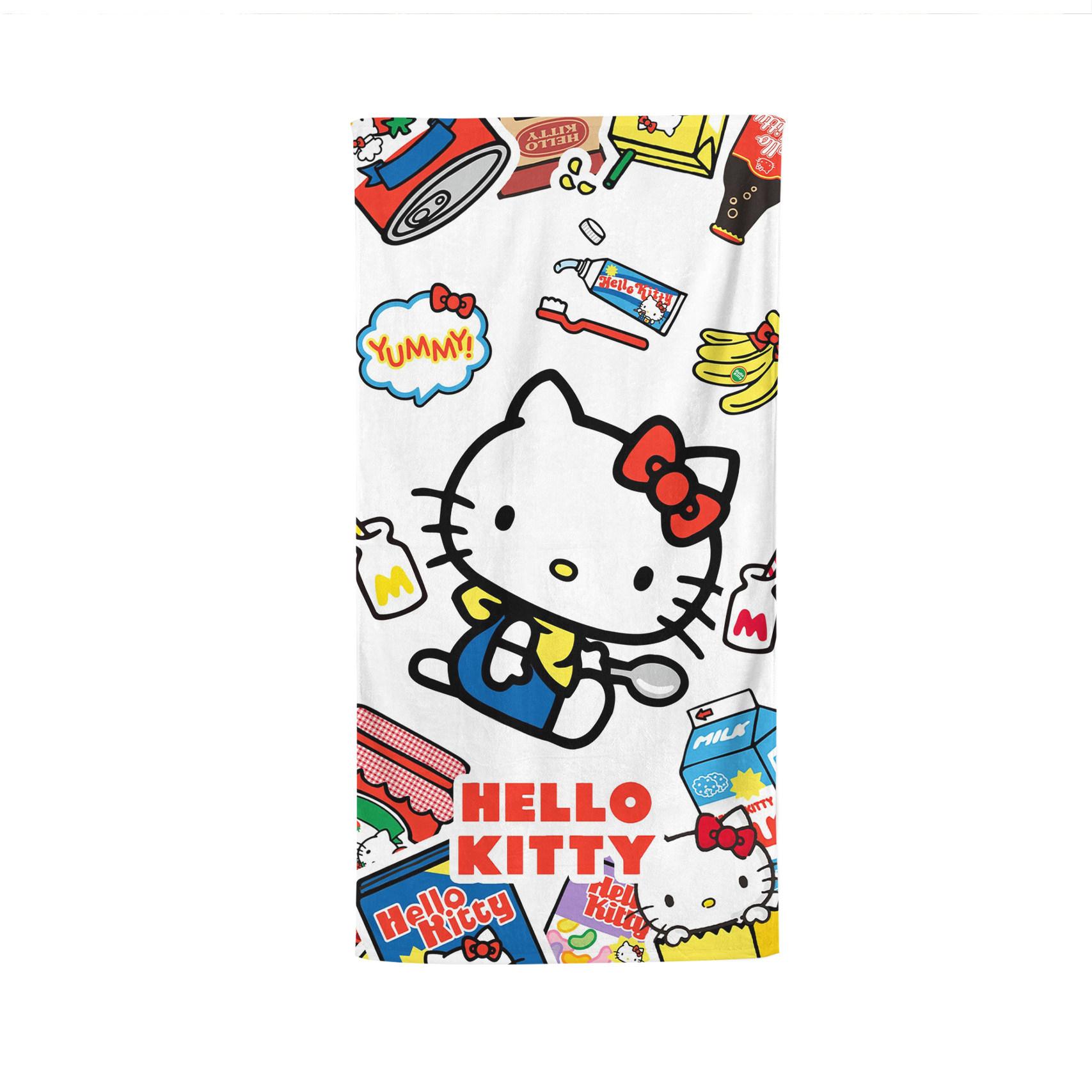 Hello Kitty large bath towel super fine microfiber soft and absorbent cute size 70x140cm suitable for the beach or outdoor use W30*H60(CM)
Hello Kitty large bath towel super fine microfiber soft and absorbent cute size 70x140cm suitable for the beach or outdoor use W30*H60(CM)