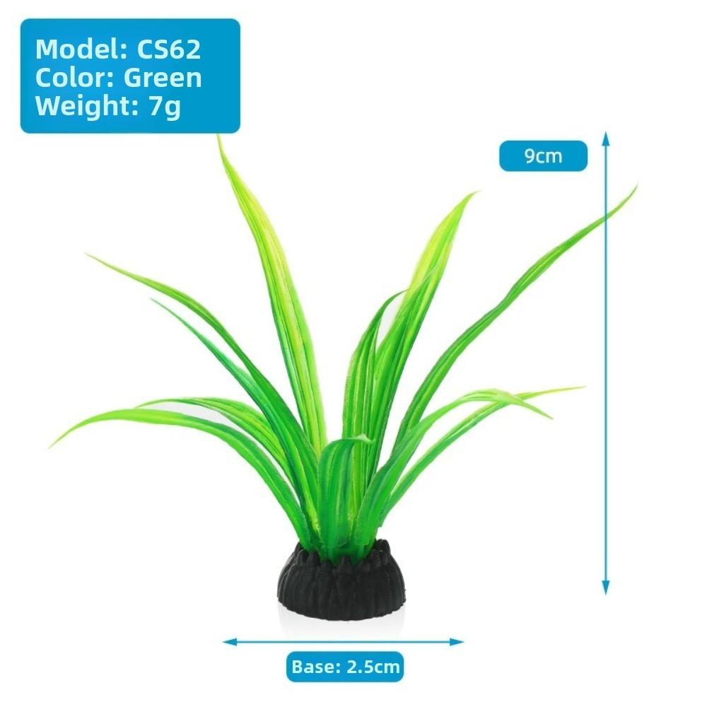 Plastic Artificial Aquarium Plant Height Range 4-8cm Low Grass Simulation Water Weeds Ornament Mini Aquarium Decoration
Plastic Artificial Aquarium Plant Height Range 4-8cm Low Grass Simulation Water Weeds Ornament Mini Aquarium Decoration