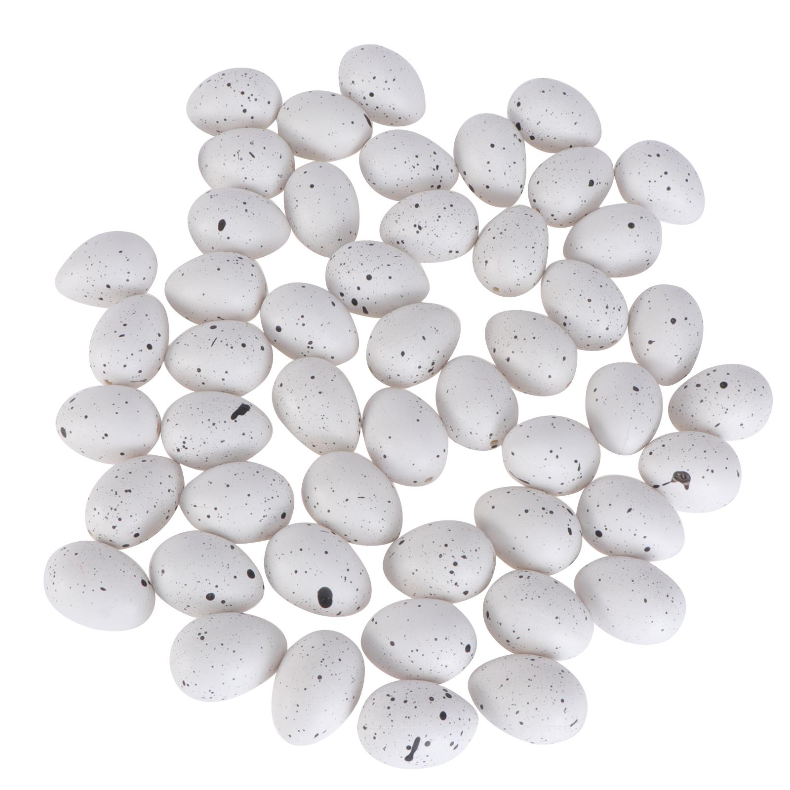 50pcs Easter Egg Decorative Plastic Egg Simulation Egg Party Decorations білий
50pcs Easter Egg Decorative Plastic Egg Simulation Egg Party Decorations білий
