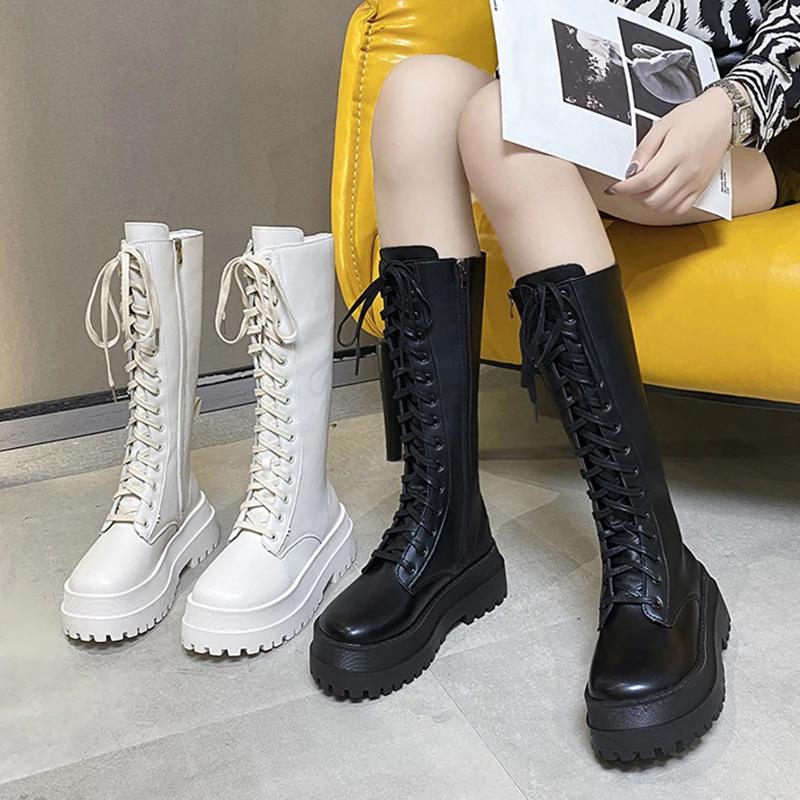 fashion Chunky Platform Punk Boots Women Thick Bottom PU Leather Knee High Boots Woman Autumn Winter Fashion Motorcycle Botas Mujer 2024 35 бежевый
fashion Chunky Platform Punk Boots Women Thick Bottom PU Leather Knee High Boots Woman Autumn Winter Fashion Motorcycle Botas Mujer 2024 35 бежевый