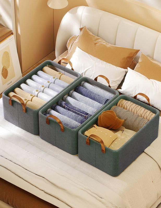 Large Fabric Storage Organizer Box with Handles Foldable Clothes Storage Container for Closet Shelves Drawers and Under Bed Use One Size чорний
Large Fabric Storage Organizer Box with Handles Foldable Clothes Storage Container for Closet Shelves Drawers and Under Bed Use One Size чорний