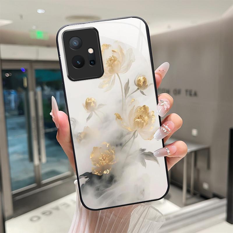 Beautiful Flower Cute Cartoon Cats Case For vivo Y55 5G V2127 V2154 Tempered Glass Phone Case Protective Back Cover Hard Shell vivo Y55 5G
Beautiful Flower Cute Cartoon Cats Case For vivo Y55 5G V2127 V2154 Tempered Glass Phone Case Protective Back Cover Hard Shell vivo Y55 5G