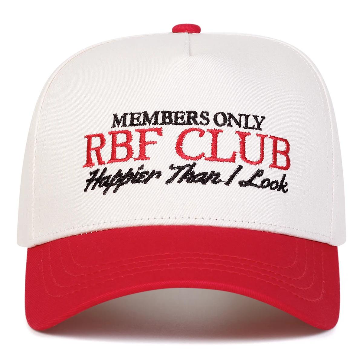 Unisex Rbf Club Letter Embroidery Baseball Caps Adjustable Casual Hats Spring And Autumn Outdoor Sunscreen Hat
Unisex Rbf Club Letter Embroidery Baseball Caps Adjustable Casual Hats Spring And Autumn Outdoor Sunscreen Hat