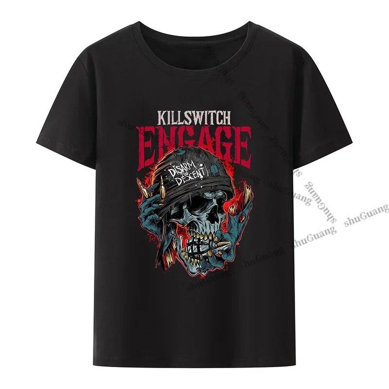 Футболка с принтом Killswitch Engage Metalcore Band, топы, повседневные модные футболки с рисунком, летние дышащие хлопковые топы
Футболка с принтом Killswitch Engage Metalcore Band, топы, повседневные модные футболки с рисунком, летние дышащие хлопковые топы