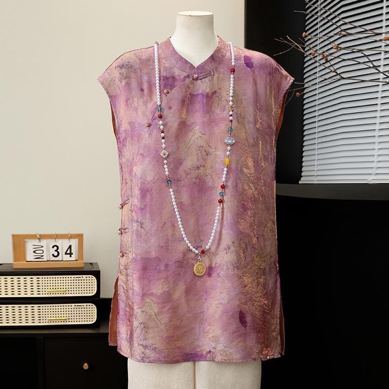 2026 National New Chinese Style Summer T-shirt for Middle-Aged and Elderly Women - Elegant Short Sleeve Top XL (85-100 lbs)
2026 National New Chinese Style Summer T-shirt for Middle-Aged and Elderly Women - Elegant Short Sleeve Top XL (85-100 lbs)
