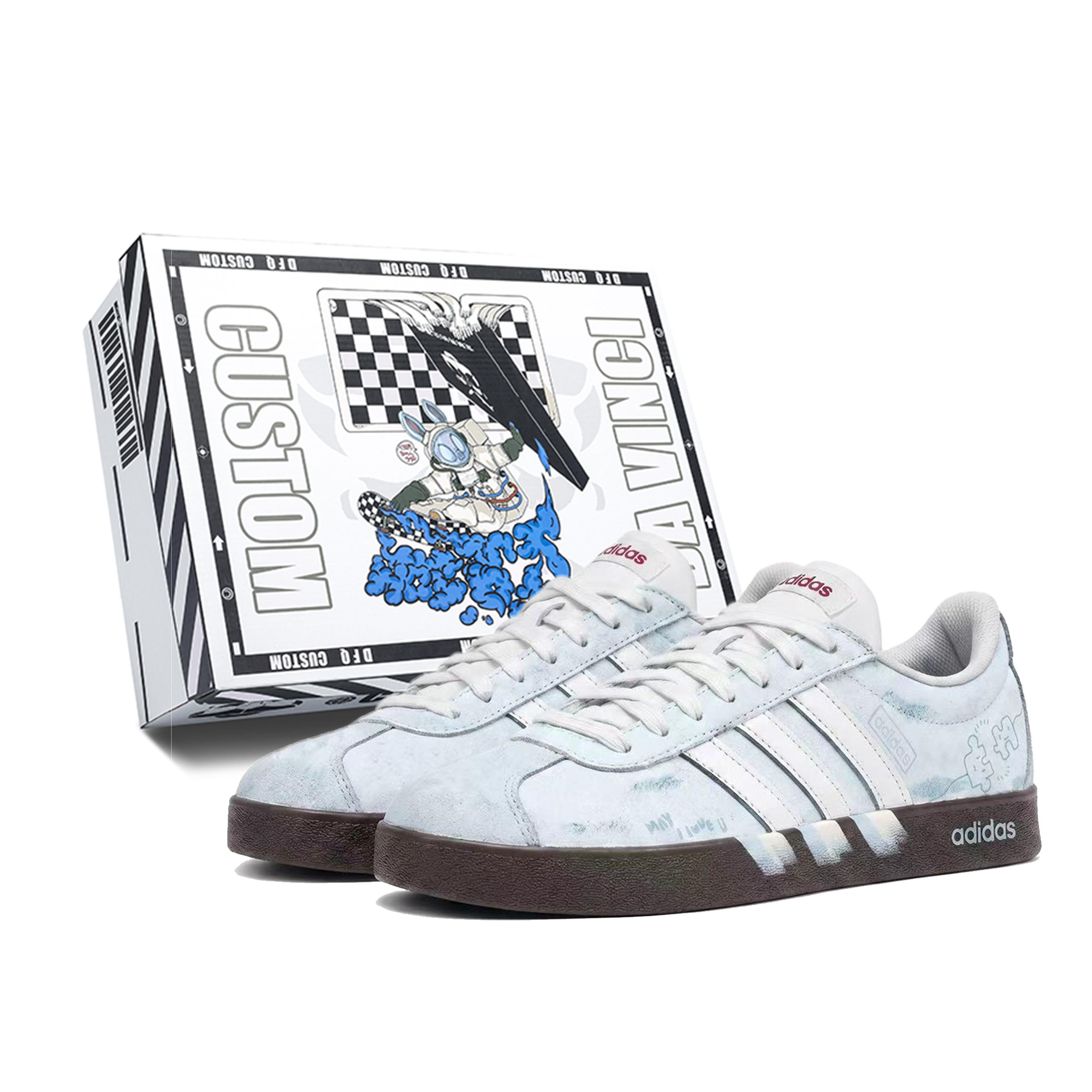 Adidas VL COURT 2.0 Shattered Shadows Blend, Box Low top Skateboard Shoes Unisex Blue HQ1802(TeamM--BOX) 46
Adidas VL COURT 2.0 Shattered Shadows Blend, Box Low top Skateboard Shoes Unisex Blue HQ1802(TeamM--BOX) 46