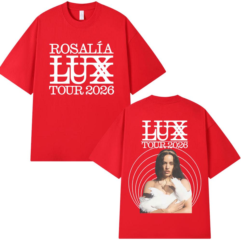Rosalia LUX Tour 2026 T Shirts Unisex Women Clothing Casual Cotton Oversized Tshirt Fashion Harajuku Short Sleeve ONeck Tshirts L
Rosalia LUX Tour 2026 T Shirts Unisex Women Clothing Casual Cotton Oversized Tshirt Fashion Harajuku Short Sleeve ONeck Tshirts L