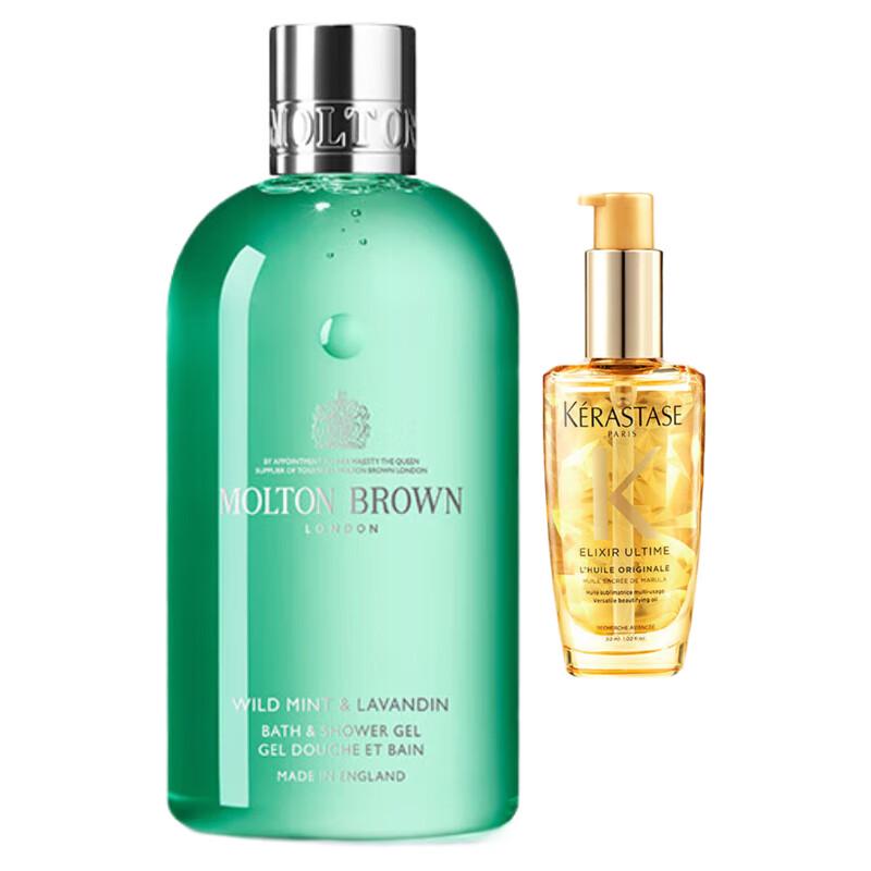 Kérastase Elixir Ultime Hair Oil & Molton Brown Shower Gel Set
Kérastase Elixir Ultime Hair Oil & Molton Brown Shower Gel Set