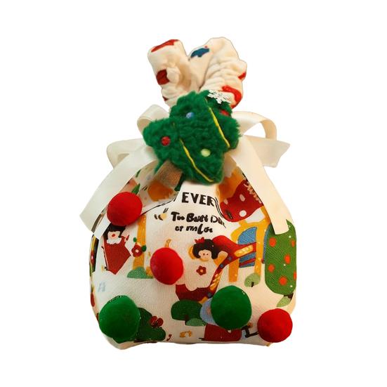 Christmas Drawstring Gift Bags 3D Fabric Wrapping Gift Bags Reusable Xmas Candy Bags with Handle for Holiday Party Favors B
Christmas Drawstring Gift Bags 3D Fabric Wrapping Gift Bags Reusable Xmas Candy Bags with Handle for Holiday Party Favors B
