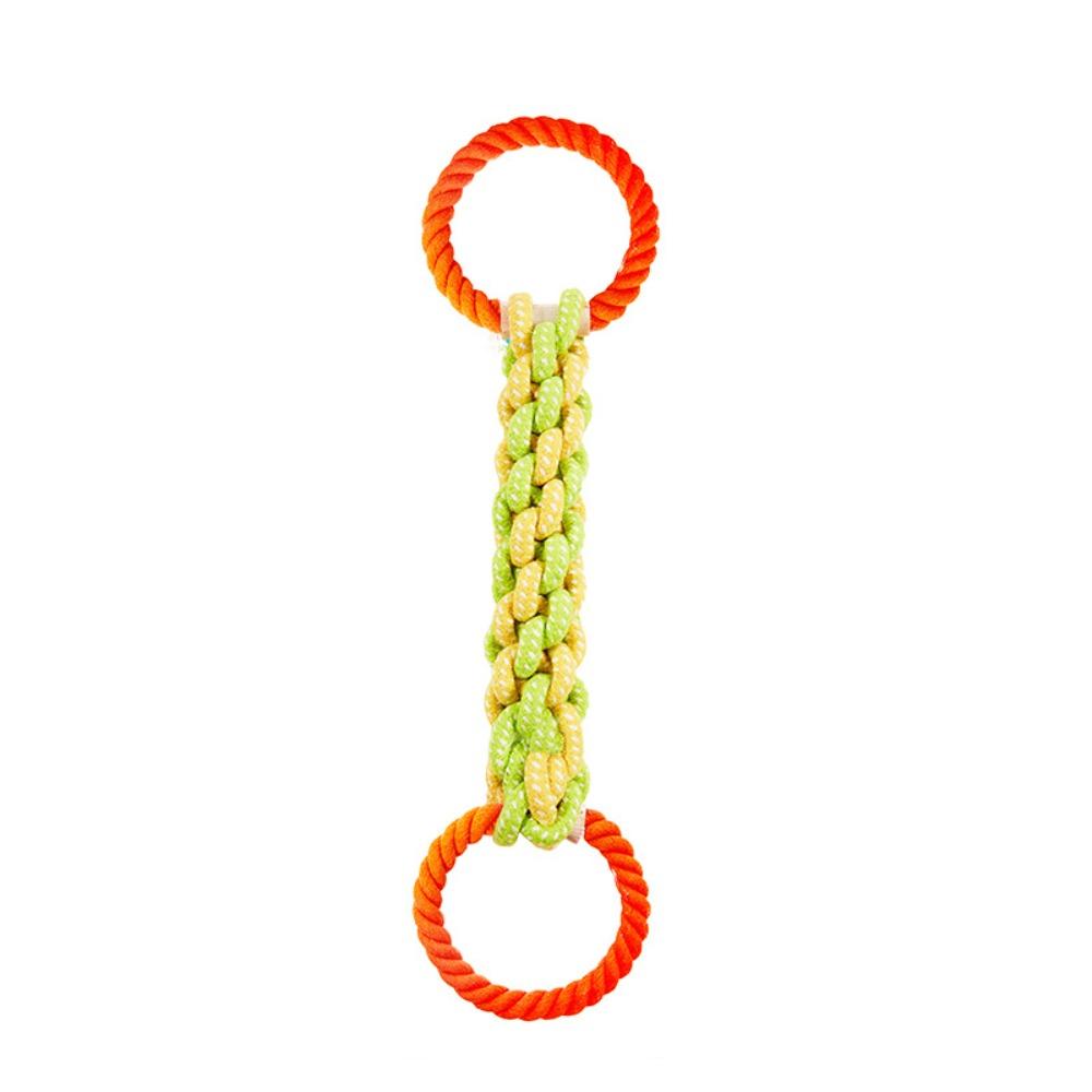 Cotton Blend Double-Ring Dog Rope Toy Bite-Resistant Durable Dog Toy Interactive Pet Toy Tug Play
Cotton Blend Double-Ring Dog Rope Toy Bite-Resistant Durable Dog Toy Interactive Pet Toy Tug Play