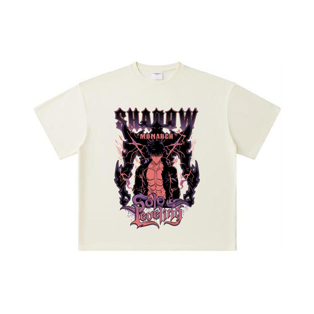260 GSM Double Yarn 32 Count 100% Cotton Solo Leveling V3 Shadow Monarch Print Unisex Heavy Cotton T Shirt S
260 GSM Double Yarn 32 Count 100% Cotton Solo Leveling V3 Shadow Monarch Print Unisex Heavy Cotton T Shirt S