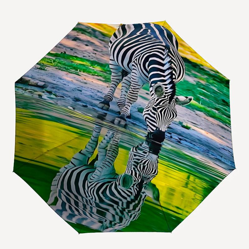 1pc Zebra Reflection Automatic Open/Close Umbrella 8-Rib Strong Frame, Portable Travel Umbrella for Women & Men, Birthday Gift Parties, Everyday Use
1pc Zebra Reflection Automatic Open/Close Umbrella 8-Rib Strong Frame, Portable Travel Umbrella for Women & Men, Birthday Gift Parties, Everyday Use
