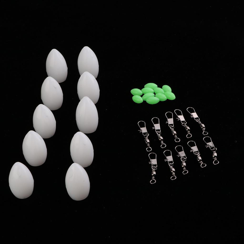 10 Packs Floating Carp Bass Fishing Tackle Bead Rolling Swivel 3.2g White
10 Packs Floating Carp Bass Fishing Tackle Bead Rolling Swivel 3.2g White