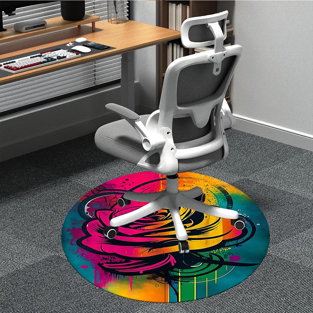 1pc Rose Graffiti Office Round Area Rug, Indoor Mat Suitable ForOffice, Under Office Chairs Bedroom Living Room Home Decor, Room Decot138 80cm by 80cm
1pc Rose Graffiti Office Round Area Rug, Indoor Mat Suitable ForOffice, Under Office Chairs Bedroom Living Room Home Decor, Room Decot138 80cm by 80cm