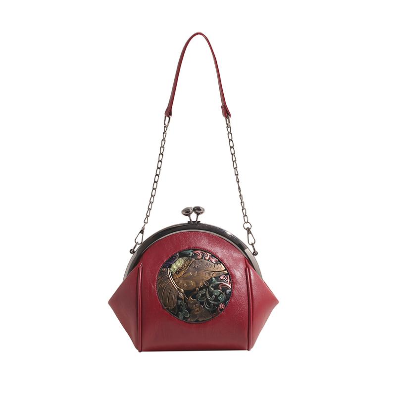 Ретро маленькая сумка-мессенджер на цепочке для женщин, сумки через плечо, модная сумка-сатчел, сумка-ракушка красный
Ретро маленькая сумка-мессенджер на цепочке для женщин, сумки через плечо, модная сумка-сатчел, сумка-ракушка красный