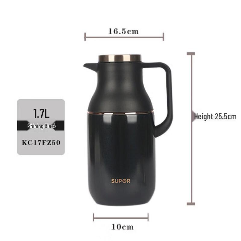 SUPOR Star 304 Stainless Steel Vacuum Insulated Kettle
SUPOR Star 304 Stainless Steel Vacuum Insulated Kettle